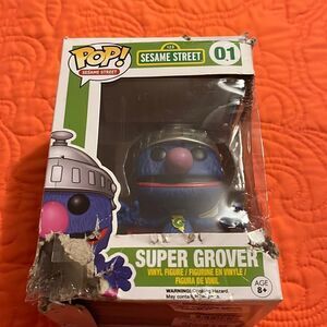 Funko Pop Vinyl SESAME STREET - SUPER GROVER #01